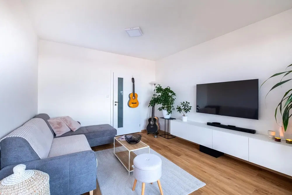 Wohnzimmer; tageslicht, moderner stil