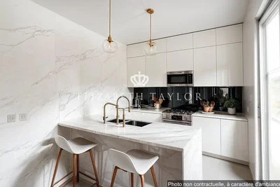 Кухиња; кухињски апарати, модерни стил, природно светло, реновиран