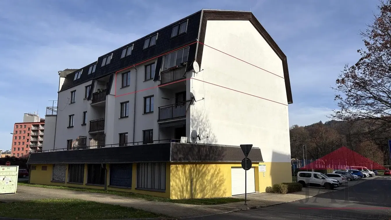 Maison et environs; vue