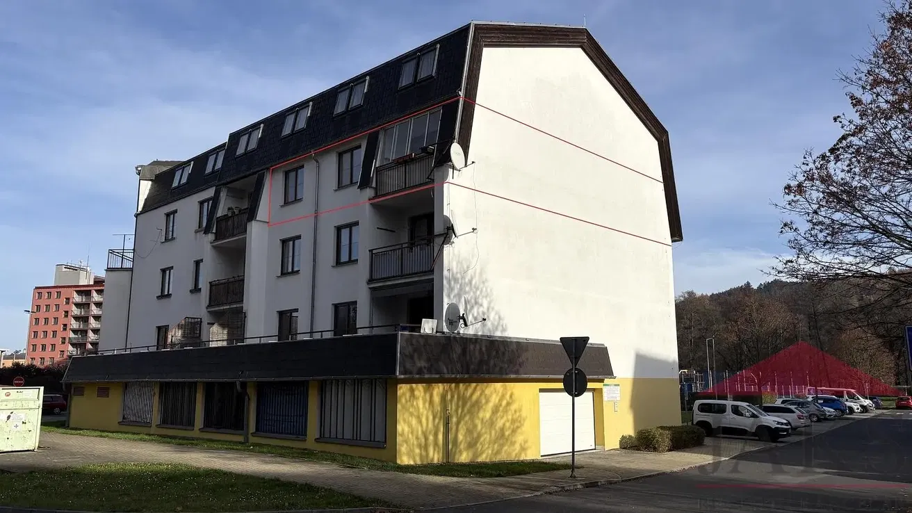 Maison et environs; vue