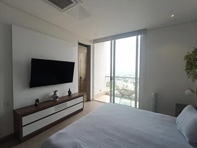 Chambre; vue, lumière naturelle