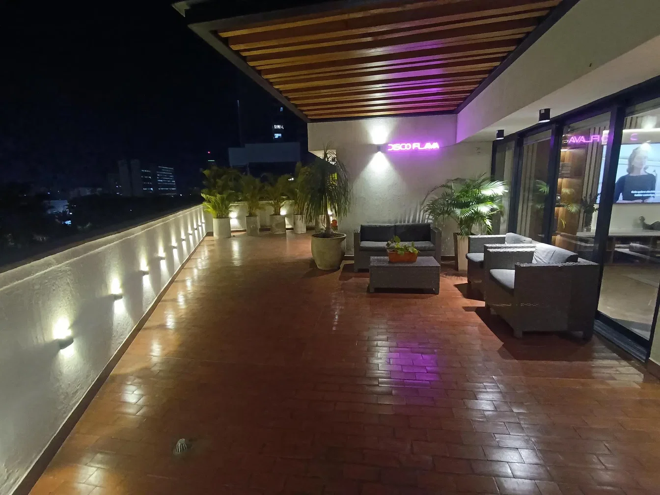 Terrasse; vue, carrelage