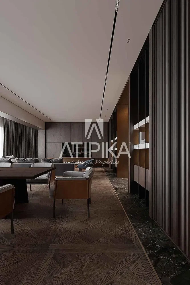 Oturma odası; ahşap zemin, modern stil