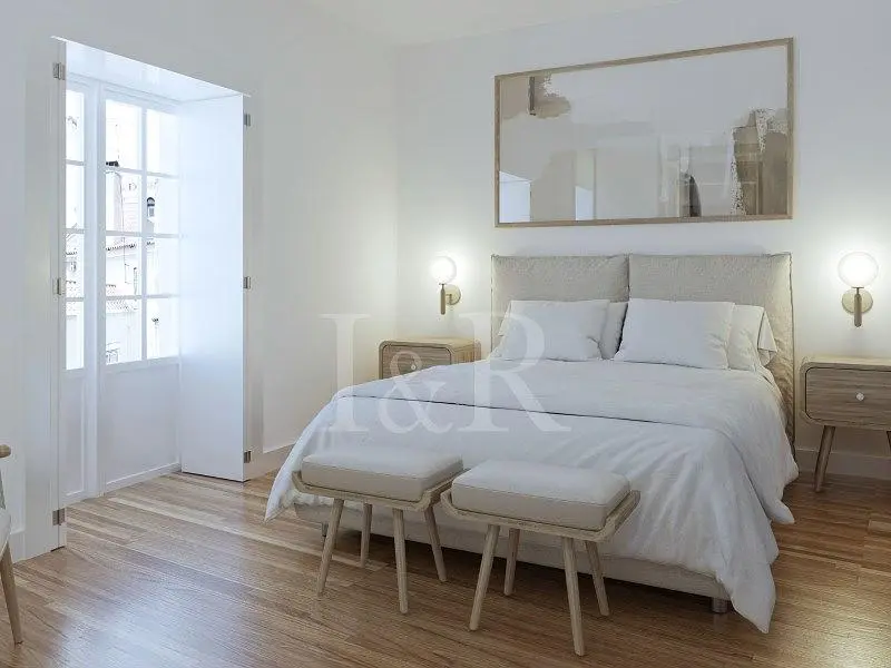 Schlafzimmer; tageslicht, moderner stil, holzboden