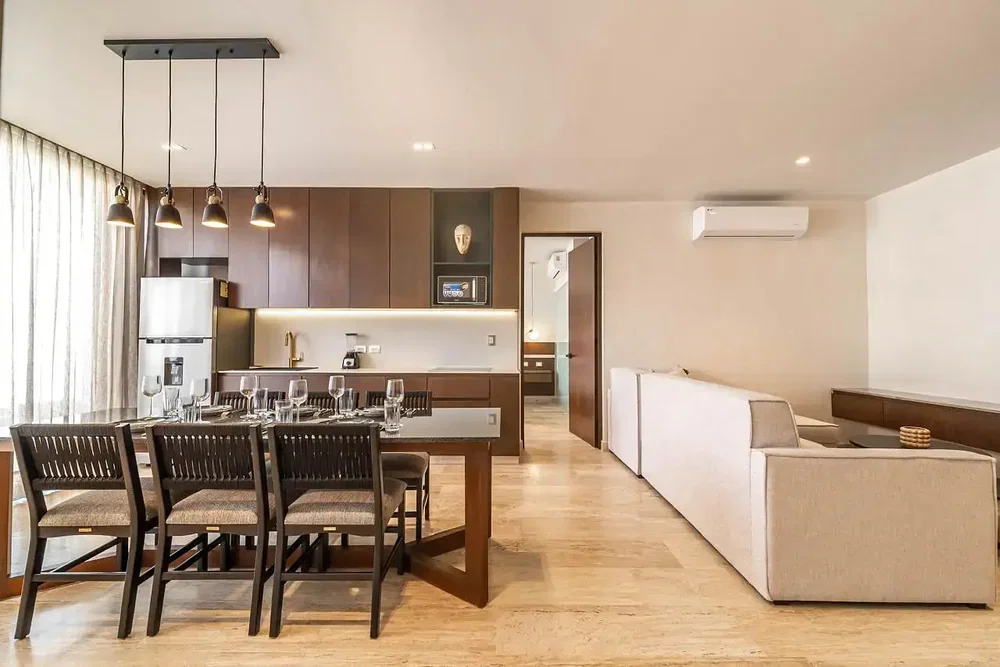 Obývací pokoj; přirozené světlo, moderní styl