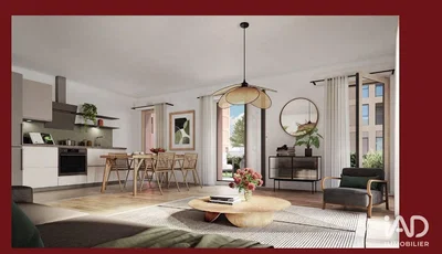 Salon; vue, lumière naturelle, style moderne