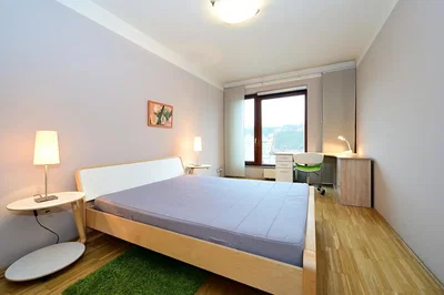 Schlafzimmer; tageslicht, holzboden