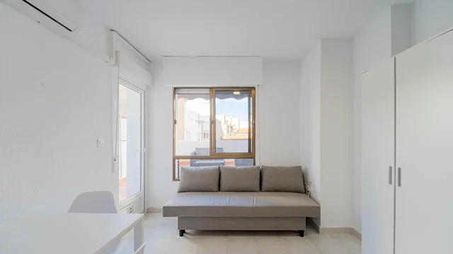 Living room; natural light, view