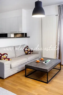 Wohnzimmer; holzboden, tageslicht, moderner stil