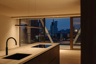 Cuisine; vue, lumière naturelle