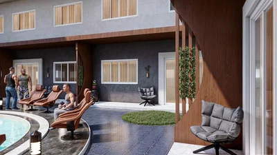 Terrasse; vue, lumière naturelle