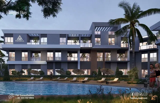 Casa y alrededores; vista