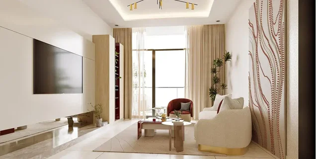 Living room; natural light, modern style