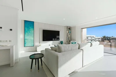 غرفة معيشة; إطلالة, ضوء طبيعي, أسلوب عصري