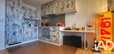 Küche; küchengeräte, holzboden, rustikaler stil