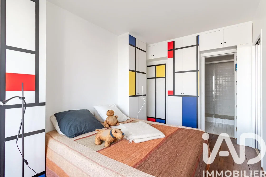 Chambre; parquet, lumière naturelle, style moderne