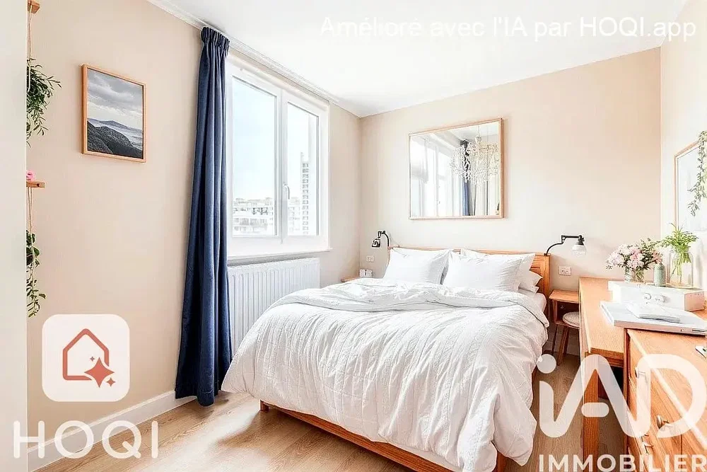 Schlafzimmer; tageslicht, moderner stil, holzboden