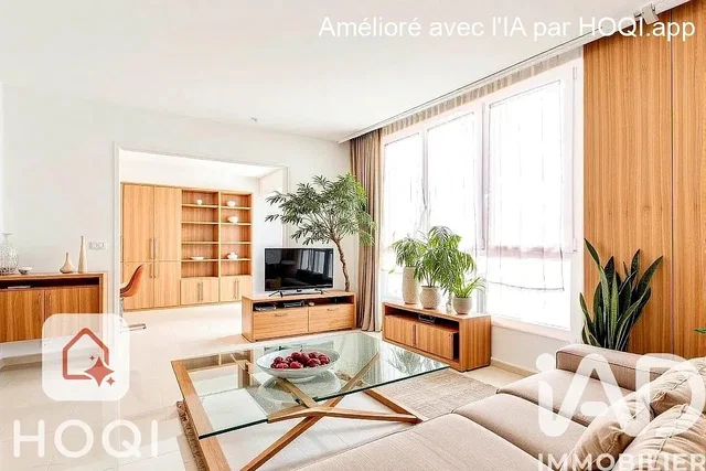 Soggiorno; luce naturale, stile moderno, pavimento in legno