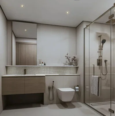 Salle de bain; lumière naturelle, rénové