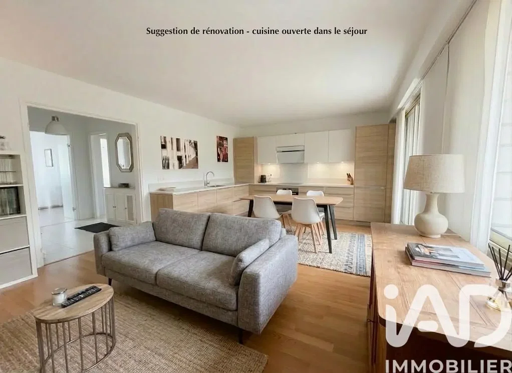 Wohnzimmer; blick, moderner stil, tageslicht, holzboden