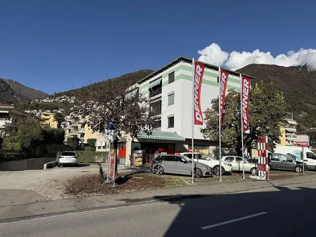 House and surroundings; commercial, view