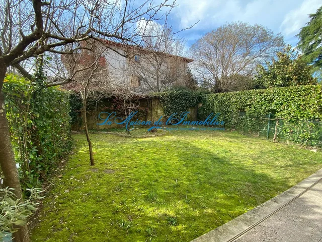 House and surroundings; natural light