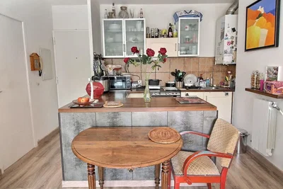 Kuhinja; kuhinjski aparati, prirodno svjetlo, moderni stil
