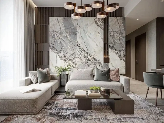 Wohnzimmer; tageslicht, moderner stil, renoviert