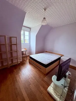 Yatak odası; ahşap zemin, doğal ışık, modern stil