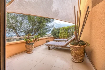 Teras; doğal ışık, rustik stil