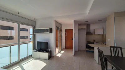 Salon; carrelage, vue