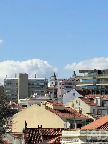 House and surroundings; view
