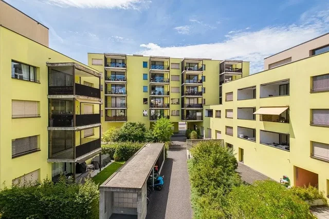 Casa e arredores; vista