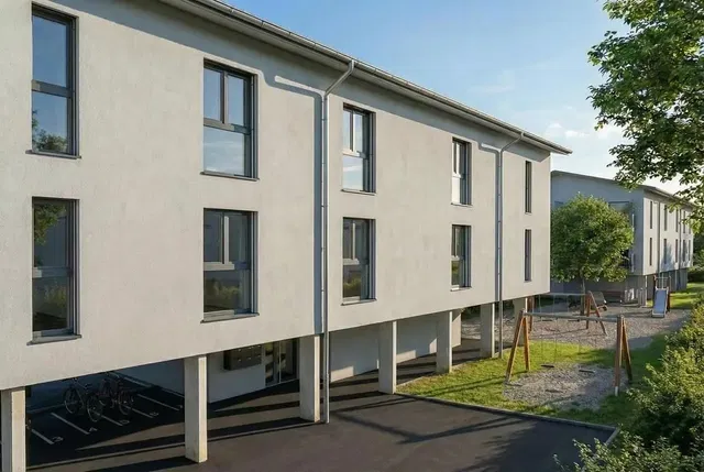 Casa e arredores; vista