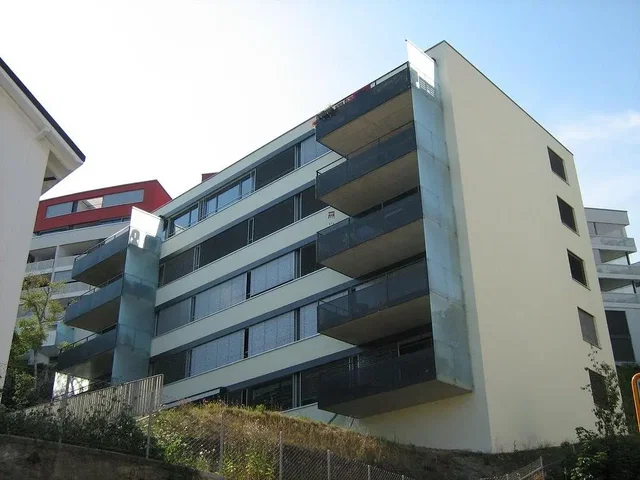 Casa e arredores; vista