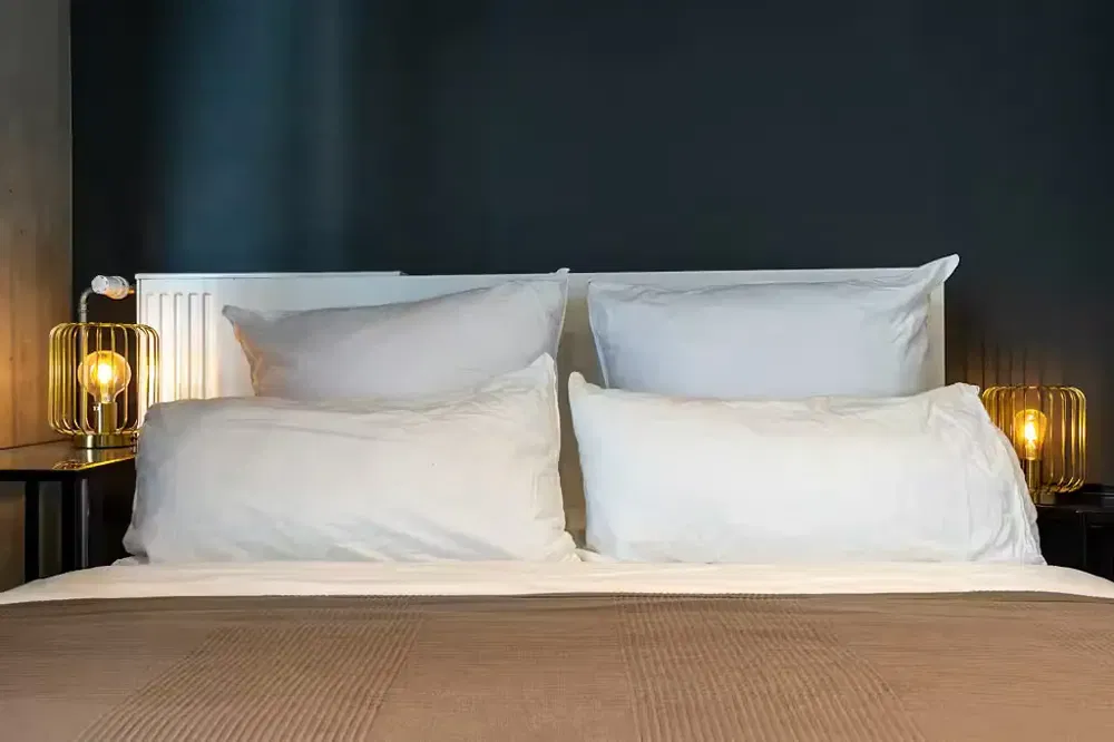 Camera da letto; stile moderno, luce naturale