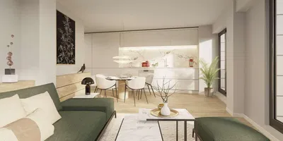 Oturma odası; modern stil, ahşap zemin, doğal ışık