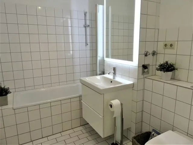 Kupaonica; pločice, prirodno svjetlo, renoviran