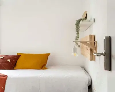 Schlafzimmer; moderner stil, tageslicht