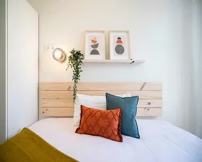 Schlafzimmer; moderner stil, tageslicht