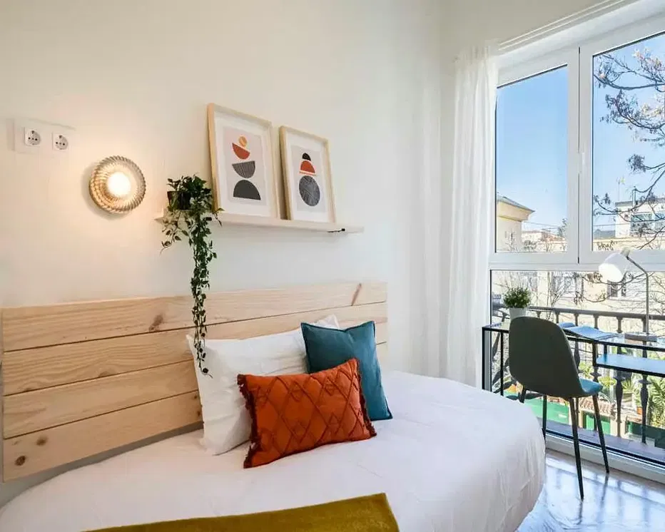 Schlafzimmer; tageslicht, moderner stil