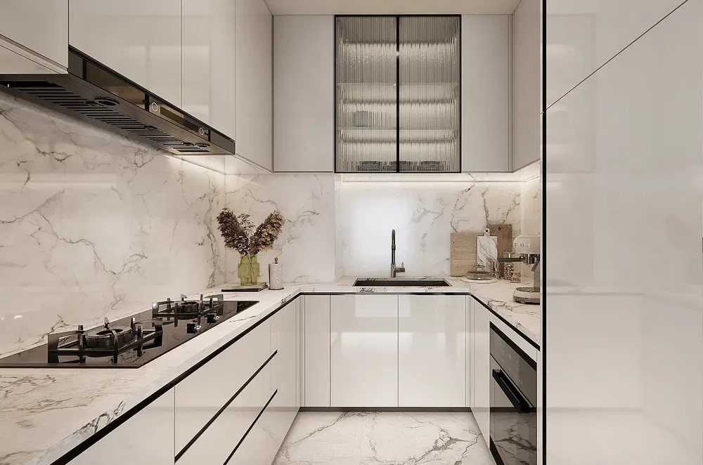 Kuhinja; kućanski aparati, renoviran, moderan stil