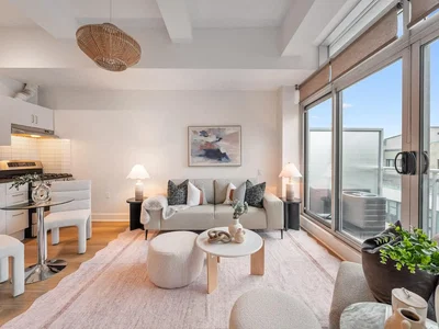 Dnevna soba; pogled, prirodno svjetlo, moderni stil