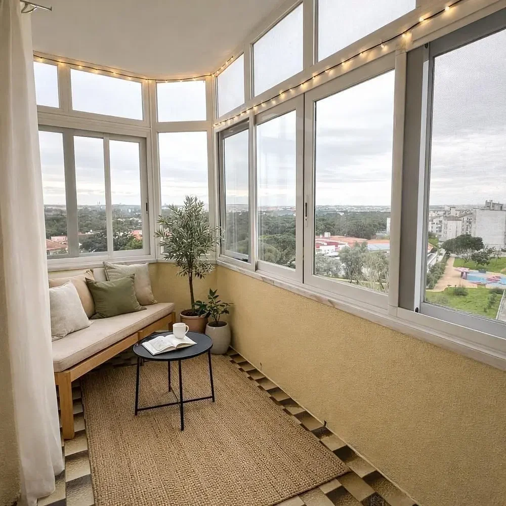 شرفة; إطلالة, ضوء طبيعي