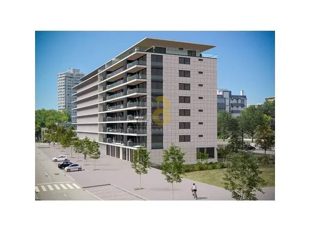 House and surroundings; view