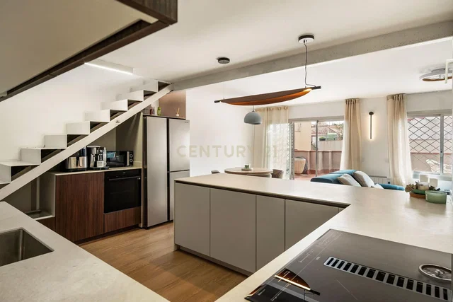 Küche; blick, tageslicht, moderner stil, küchengeräte