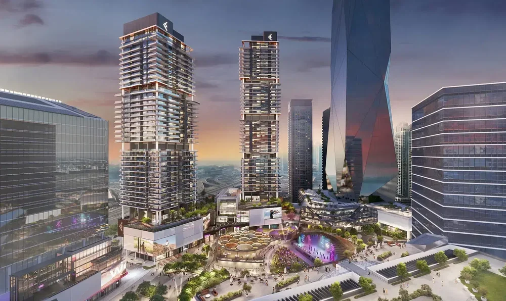 Maison et environs; vue