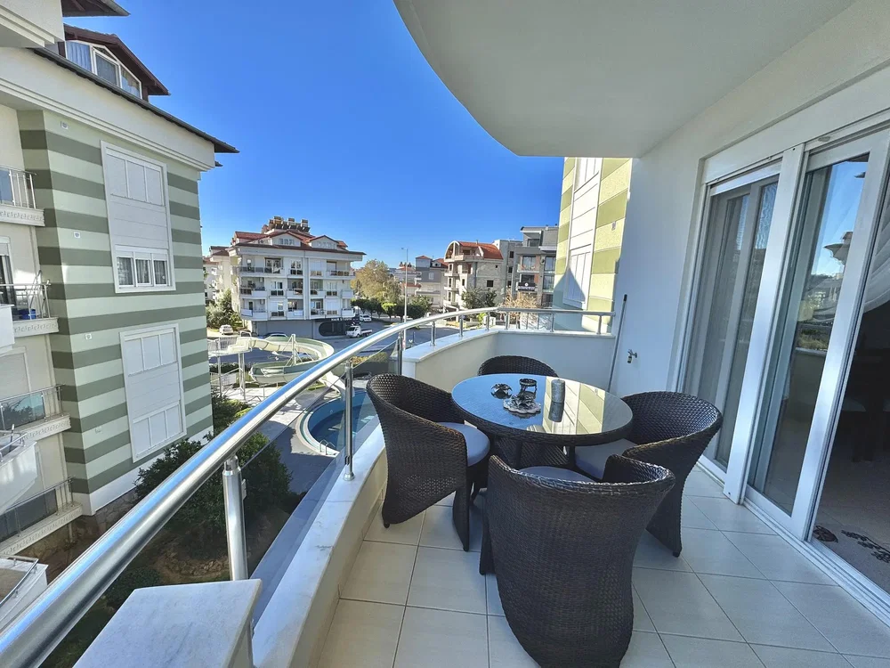 Balcon; vue, carrelage