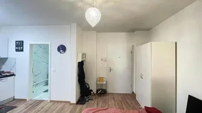 Schlafzimmer; holzboden, tageslicht, moderner stil