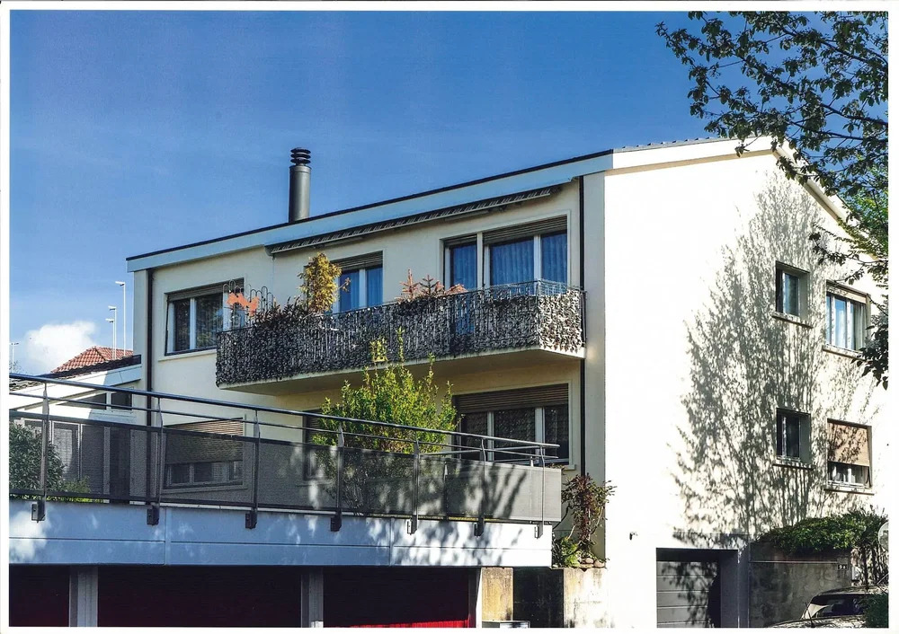 Maison et environs; vue